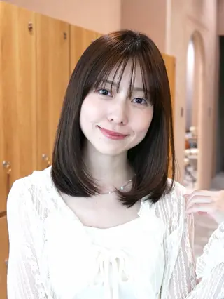 ミディアム 縮毛矯正/髪質改善 /艶髪特化/こうめいのヘアスタイル