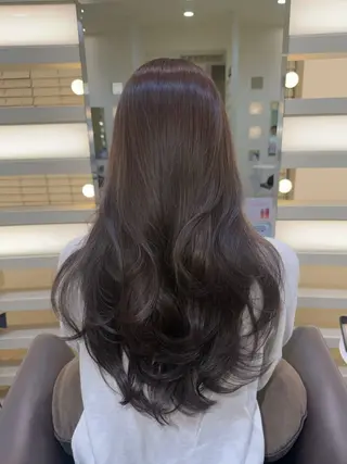 ミディアム カラー ハイライトナチュラル /海外風/ワカナ🌺のヘアスタイル