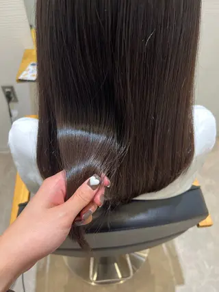 セミロング 美髪矯正/髪質改善 🌼 原田 愛弓のヘアスタイル