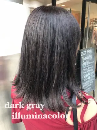 セミロング カラー CHIHIRO 渋谷Litのマツエク・マツパデザイン