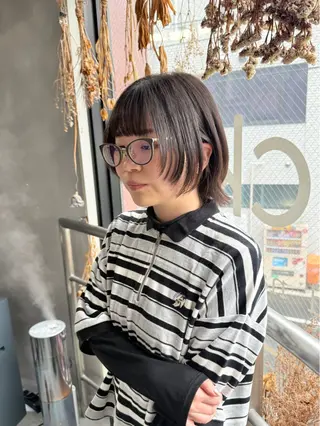 ショート ウルフ レイヤー パーマ🪐MANAのヘアスタイル