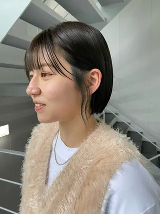 ショート 不破一輝/名古屋/ ボブ/レイヤー/艶髪のヘアスタイル