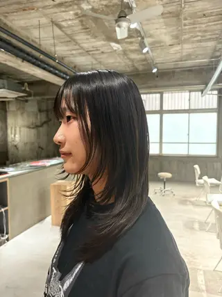 ミディアム 玉置七海✨ ／透明感／髪質改善のヘアスタイル