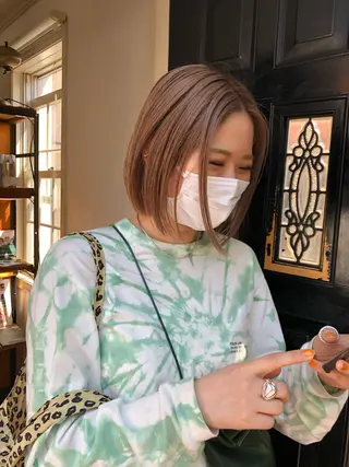 ショート カラー eri kinjoのヘアスタイル