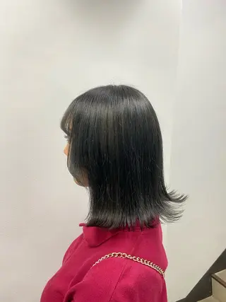 ミディアム カラー ヘアアレンジ Over hair_ misakiのヘアスタイル