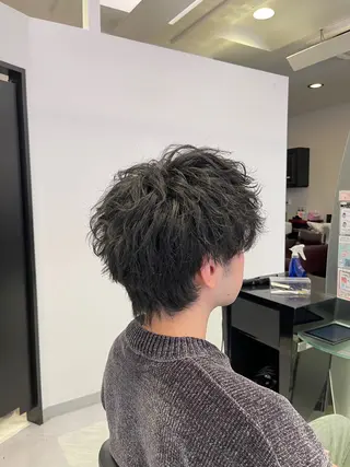 ショート パーマ ヘアアレンジ メンズ MURATA KOHEIのヘアスタイル