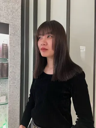 ミディアム ムラコシヒカリ lapenseeのヘアスタイル