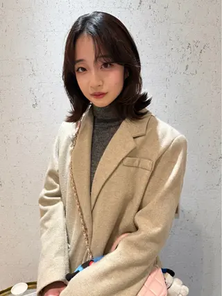 ミディアム カラー mai / linoah˚✧のヘアスタイル