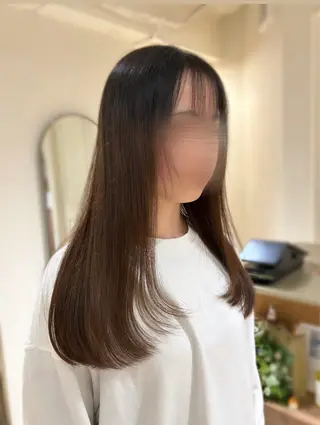 ロング レイヤー/小顔前髪 🤍wakaのヘアスタイル