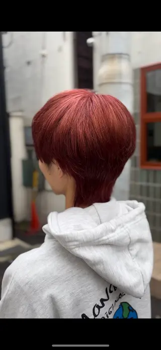 カラー メンズ SHO 👻原宿 /艶カラーのヘアスタイル