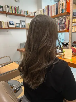 ロング カラー 櫻井園子🌸 縮毛矯正のヘアスタイル