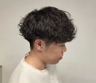 ショート パーマ メンズ 【イケメン風パーマ】 SHOFYのヘアスタイル