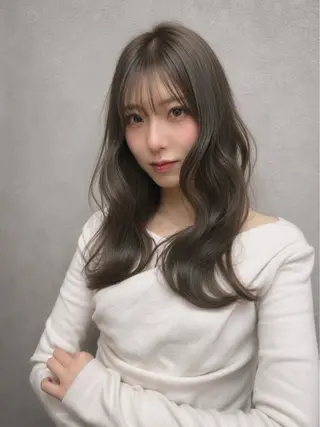 ロング カラー AIRI layer cut hairのヘアスタイル