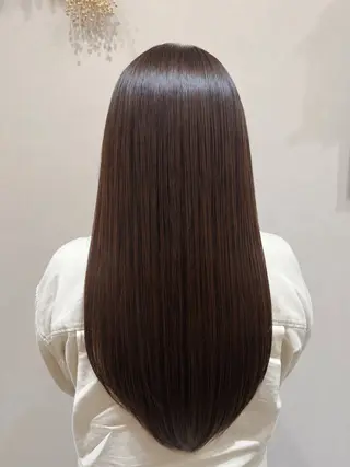 ロング カラー 能登谷 きよのヘアスタイル