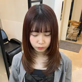セミロング 美容師歴13年 川口のヘアスタイル