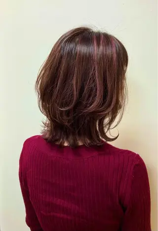 ミディアム 伸びても可愛いカラー 愛甲竜佑のヘアスタイル