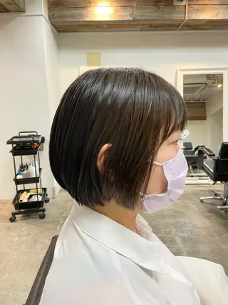 ショート カラー 【海外風ヘア、 似合わせ】KAEDEのヘアスタイル