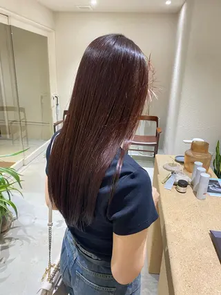 ロング カラー que/清水 未蘭のヘアスタイル
