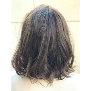 ミディアム カラー パーソナルカラー診断 できます 木曽 主博のヘアスタイル