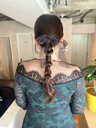 ヘアアレンジ カチモリ/タイト渋谷 アレンジyuinaのヘアスタイル