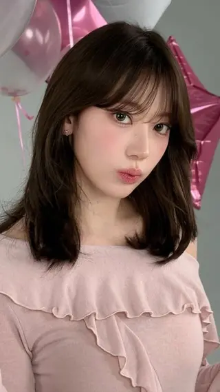 ロング カラー ラベンダー💜 グレージュ🩶のヘアスタイル