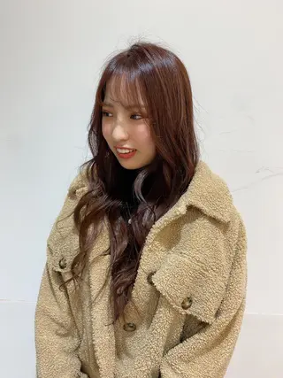ロング 美髪矯正透明感カラー 江川 和輝のヘアスタイル