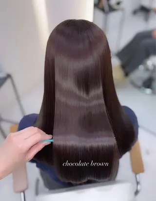 ロング カラー 艶髪・透明感カラー・ 韓国ヘア・Yuriのヘアスタイル