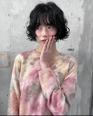 ショート パーマ 西山 凜のヘアスタイル