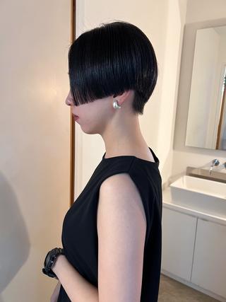 ショート kotoko 透け感カラーのヘアスタイル