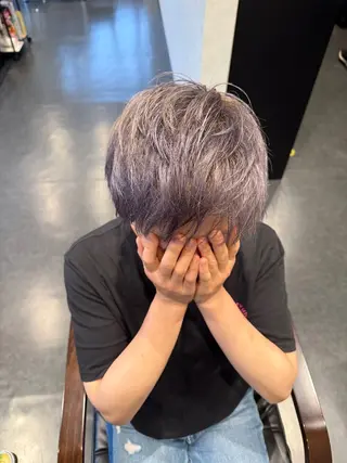 ショート 髪質改善⚡️カラー 🍀武久 誠🍀のヘアスタイル