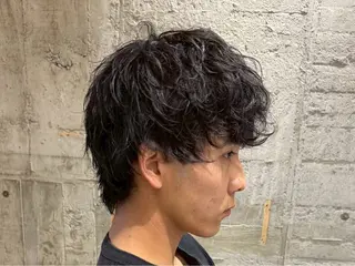 ショート パーマ メンズ 朝ラクパーマ 【SENA】のヘアスタイル