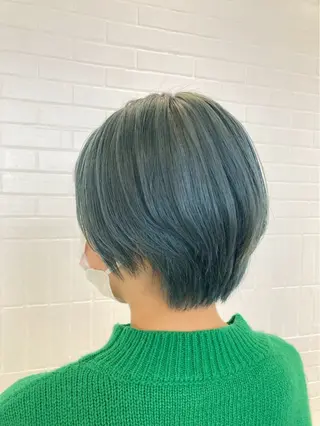 ショート カラー ヘアアレンジ 🍀淡色×ブリーチ/ ベージュ✨RINOのヘアスタイル