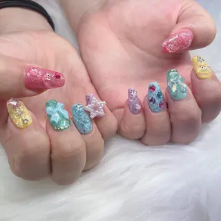 ネイル 坂西/パラジェル /シンプル/中野のネイルデザイン