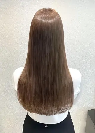 セミロング 上原成統/艶カラー/ 白髪ぼかし/表参道のヘアスタイル