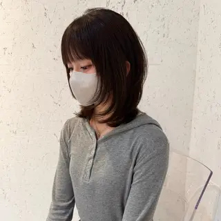 ミディアム カラー mai / linoah˚✧のヘアスタイル