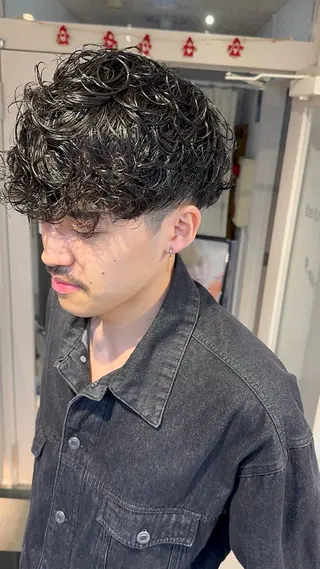 パーマ メンズ 🌞塙 湧貴🌞 スパイキーショートのヘアスタイル