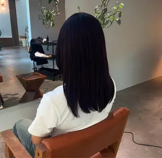 セミロング 上地 ㅤ⠀虹奈のヘアスタイル