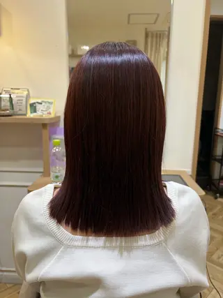ミディアム Nanaka Luana  難波店のヘアスタイル
