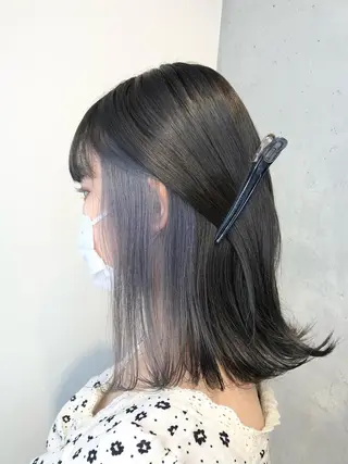 ミディアム カラー ヘアアレンジ インナーカラー屋さん 🫧伊藤拓実のヘアスタイル