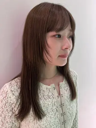 ロング カラー 松井 拓未のヘアスタイル