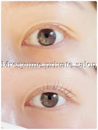 マツエク・マツパ Mresyume MAYUのマツエク・マツパデザイン
