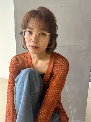ショート 顔周りレイヤー 髪質改善 / AYUのヘアスタイル