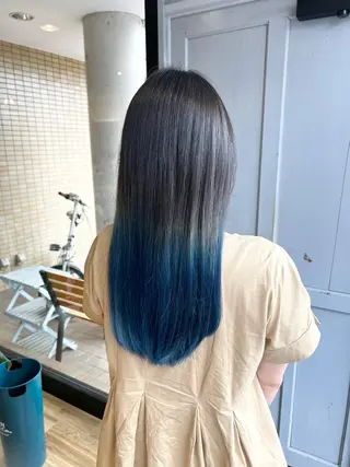 ロング 堀 望美のヘアスタイル