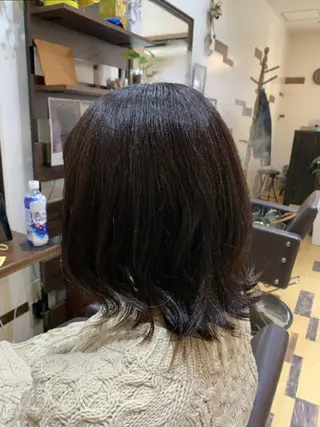 ミディアム カラー サトウ シューイチのヘアスタイル
