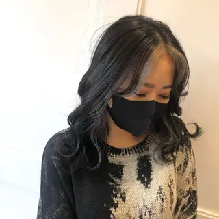 ロング 中島 沙也加のヘアスタイル