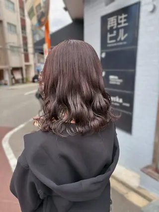 ミディアム 藤倉なつみ/ パーマモデル様募集中のヘアスタイル