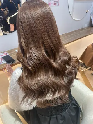 ロング カラー Lovis moa 〘国分 かな〙のヘアスタイル