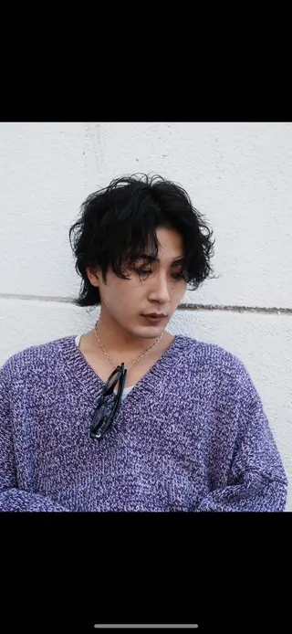 ショート パーマ メンズ 似合わせパーマ🔥 河浪 大智のヘアスタイル