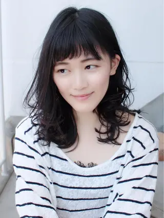 ミディアム 増山 大起のヘアスタイル