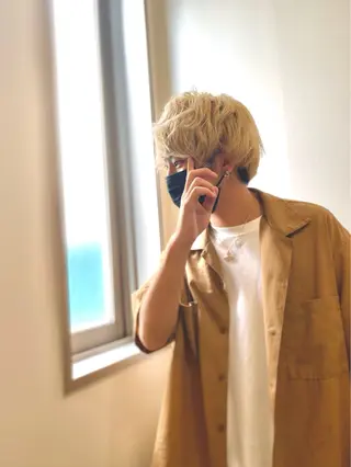 ショート メンズ 永井 天斗のヘアスタイル